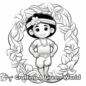 Hawaiian Coloring Pages - Free &amp; Printable!
