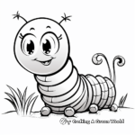 Colorful Inchworm Species Coloring Pages 3