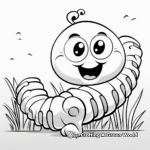 Colorful Inchworm Species Coloring Pages 4