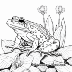 Colorful Toad Lily Coloring Pages 4