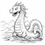 Creative Loch Ness Monster Coloring Pages 1