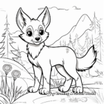 Cunning Coyote Coloring Pages for Adults 2
