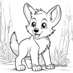 Cunning Coyote Coloring Pages for Adults 3