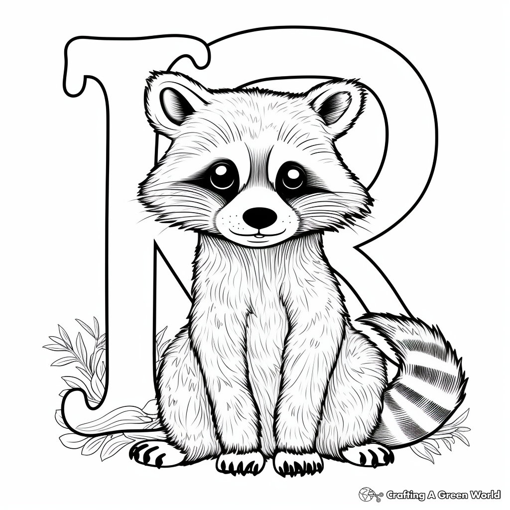 Cute Animals Starting with Letter R Coloring Pages 2