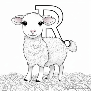 Cute Animals Starting with Letter R Coloring Pages 3