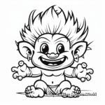 Cute Baby Troll Coloring Pages 2