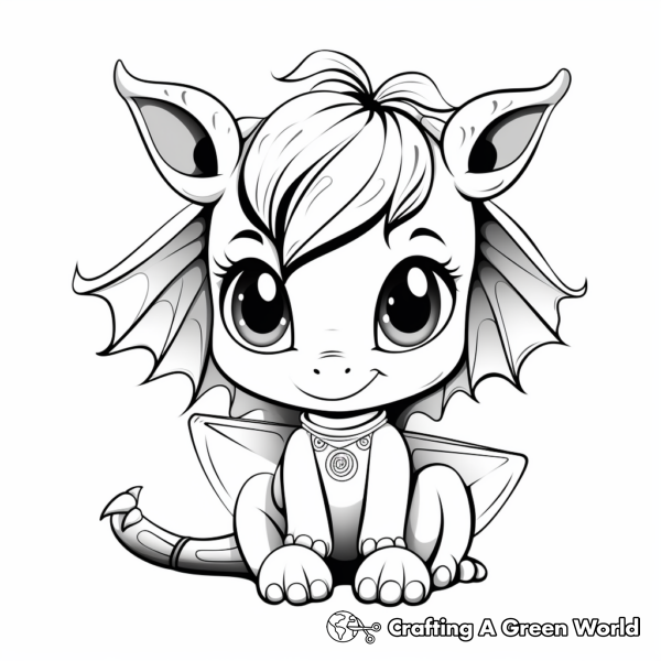 Cartoon Dragon Coloring Pages - Free & Printable!