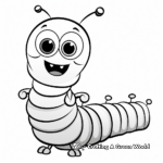 Cute Inchworm Coloring Pages 2