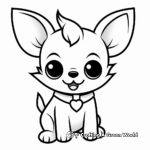 Cute Kawaii Chihuahua Coloring Pages 2