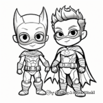 Cute PJ Masks Characters Coloring Pages 3
