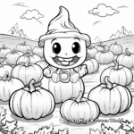 Cute Pumpkin Patch Coloring Pages 2