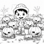 Cute Pumpkin Patch Coloring Pages 4