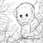 Cute Rainforest Mammals Coloring Pages 1