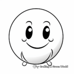 Cute Smile Emoji Positivity Coloring Pages 2