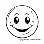Cute Smile Emoji Positivity Coloring Pages 3