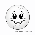Cute Smile Emoji Positivity Coloring Pages 4
