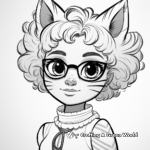 Detailed Alya Cesaire as Rena Rouge Coloring Pages 3