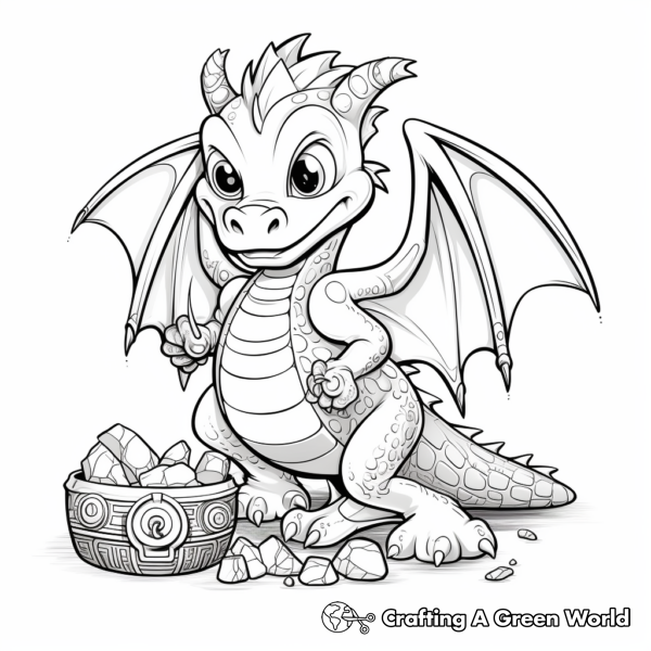 Cartoon Dragon Coloring Pages - Free & Printable!