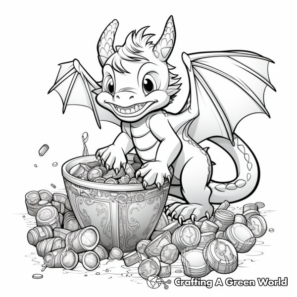 Cartoon Dragon Coloring Pages - Free & Printable!