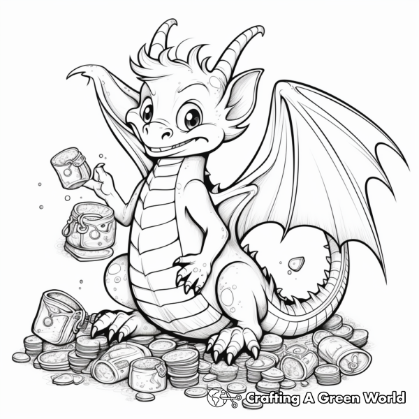 Cartoon Dragon Coloring Pages - Free & Printable!