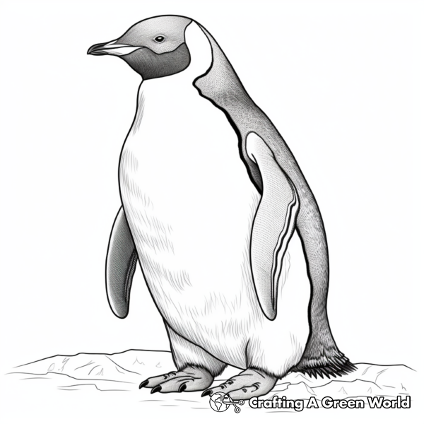 Penguin For Adults Coloring Pages - Free & Printable!