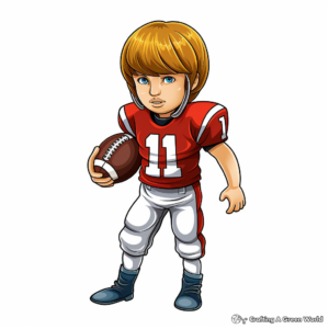 Detailed Football Uniform Coloring Pages 2