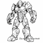 Detailed Ironman Coloring Pages for Adults 2