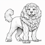 Detailed Poodle Mixes Coloring Pages 3