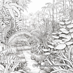 Detailed Rainforest Flora Coloring Pages 3