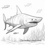 Detailed Tiger Shark Anatomy Coloring Pages 3