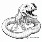 Detailed Titanoboa Anatomy Coloring Pages 2