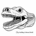 Detailed Titanoboa Anatomy Coloring Pages 3