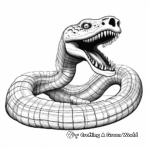 Detailed Titanoboa Anatomy Coloring Pages 4
