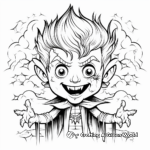 Detailed Vampire Coloring Pages for Adults 1