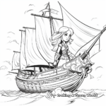 Detailed Wind Waker Art Style Coloring Pages for Fans 2