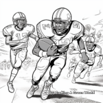 Dynamic Homecoming Football Game Coloring Pages 2
