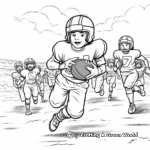 Dynamic Homecoming Football Game Coloring Pages 4