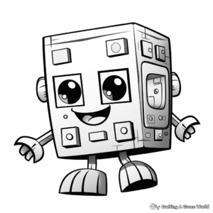 Dynamic Numberblock Ten Coloring Pages 3