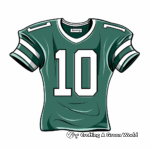 Dynamic Sports Jersey Number 10 Coloring Pages 2