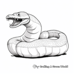 Easy and Simplistic Titanoboa Coloring Pages 3
