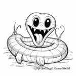 Easy and Simplistic Titanoboa Coloring Pages 4