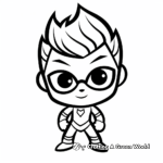 Easy PJ Masks Logo Coloring Pages for Beginners 2