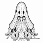 Elaborate Squid and Octopus Coloring Pages 2