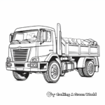 Electric Flatbed Truck Coloring Pages 4