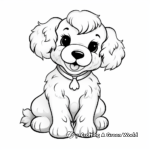 Elegant Toy Poodle Coloring Pages 3