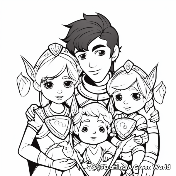 Elf Coloring Pages - Free &amp; Printable!