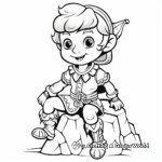 Elf on the Shelf Coloring Pages 2