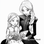 Elsa and Anna’s Magical Powers Coloring Pages 3