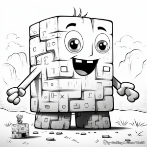Emotional Numberblock Character Connections Coloring Pages 4