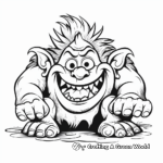Enchanting Fairy Tale Troll Coloring Pages 3
